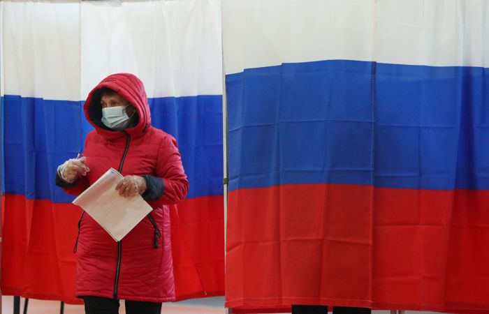 Явка на выборах в РФ на 20:00 первого дня голосования составила 16,85% Явка на выборах в РФ на 20:00 первого дня голосования составила 16,85%