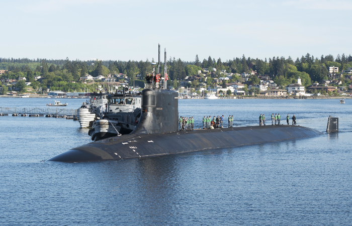 В ВМС США заявили, что атомная подлодка Connecticut столкнулась с подводной горой В ВМС США заявили, что атомная подлодка Connecticut столкнулась с подводной горой