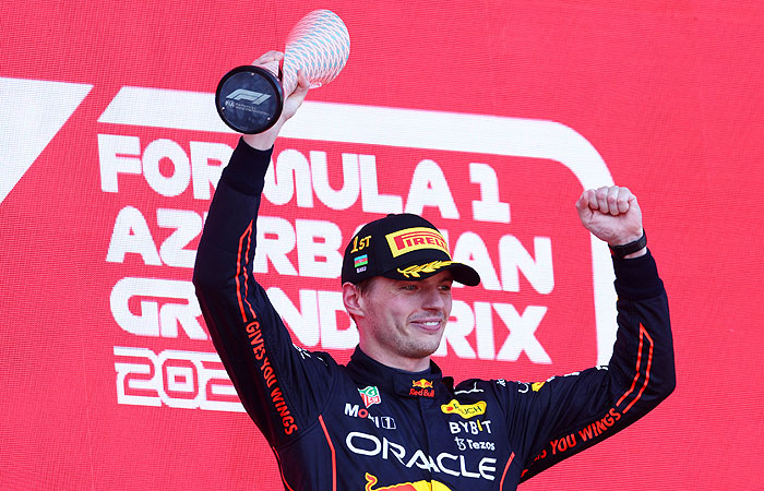 Макс Ферстаппен выиграл Гран-при Азербайджана "Формулы-1"