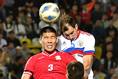 Сборная России по футболу победила Киргизию в товарищеском матче