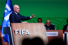 Инфантино переизбран на пост главы ФИФА