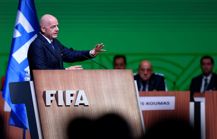 Инфантино переизбран на пост главы ФИФА