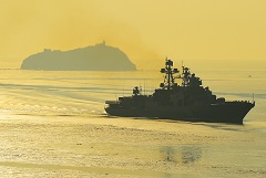 Корабль ТОФ "Адмирал Трибуц" зашел в Южно-Китайское море