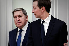 Ушаков отметил, что Кушнер очень активно работает над украинским урегулированием Ушаков отметил, что Кушнер очень активно работает над украинским урегулированием