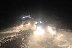 Движение по шести федеральным трассам в Саратовской области второй день закрыто из-за метели Движение по шести федеральным трассам в Саратовской области второй день закрыто из-за метели