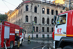 Причиной пожара в особняке Миллера могло быть нарушение при сварке Причиной пожара в особняке Миллера могло быть нарушение при сварке